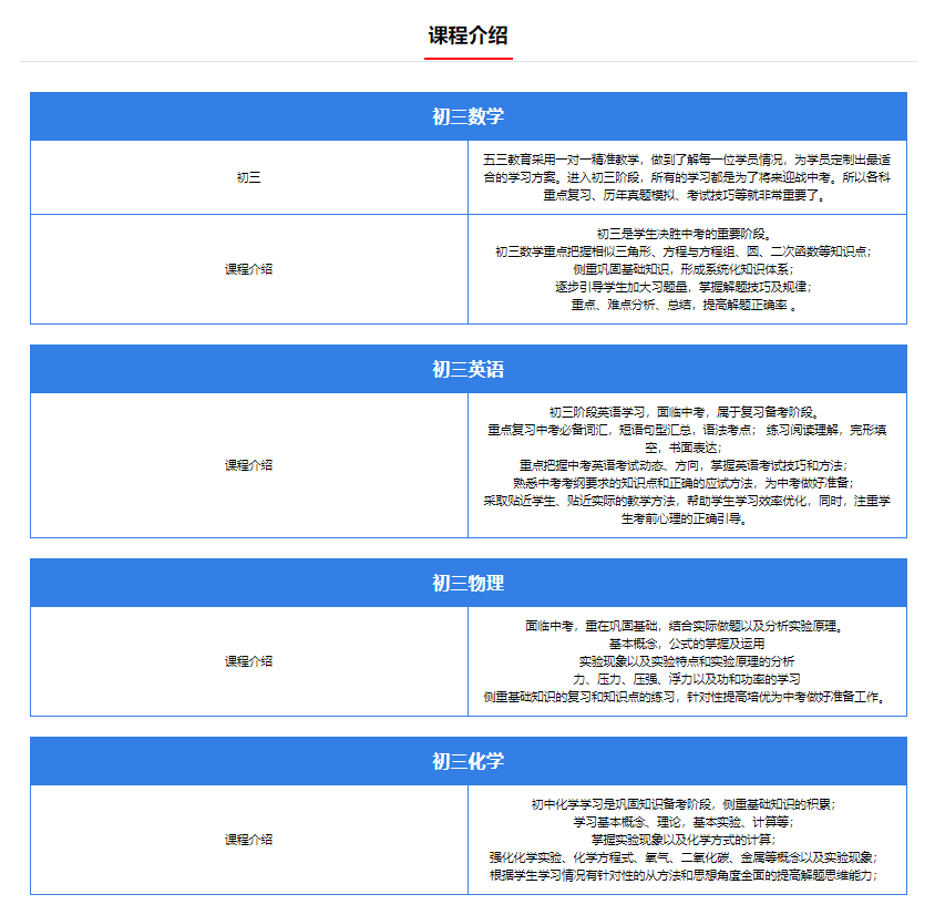 初三数英物化全科辅导