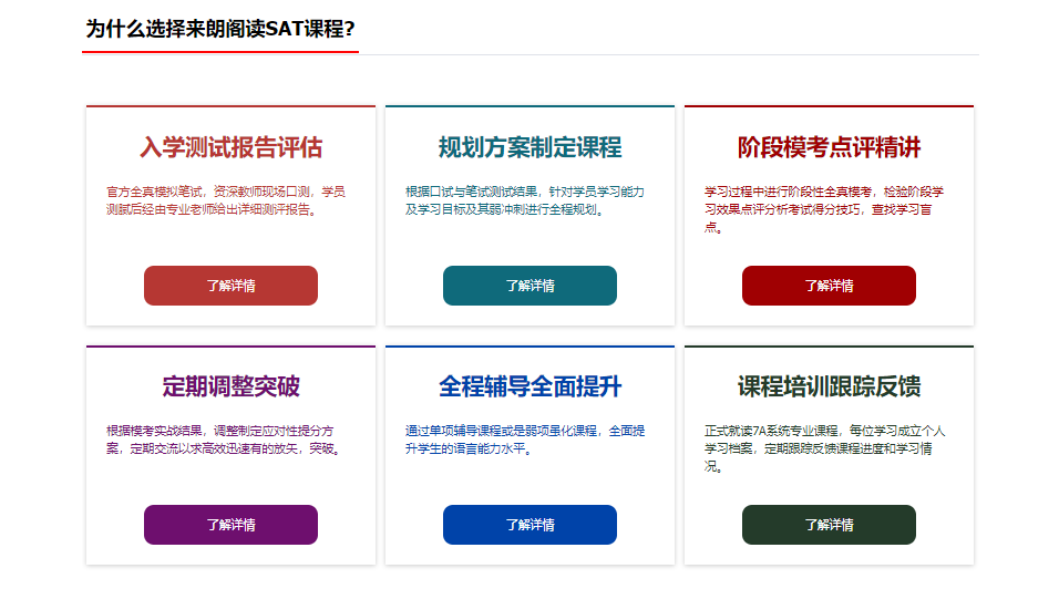 SAT课程