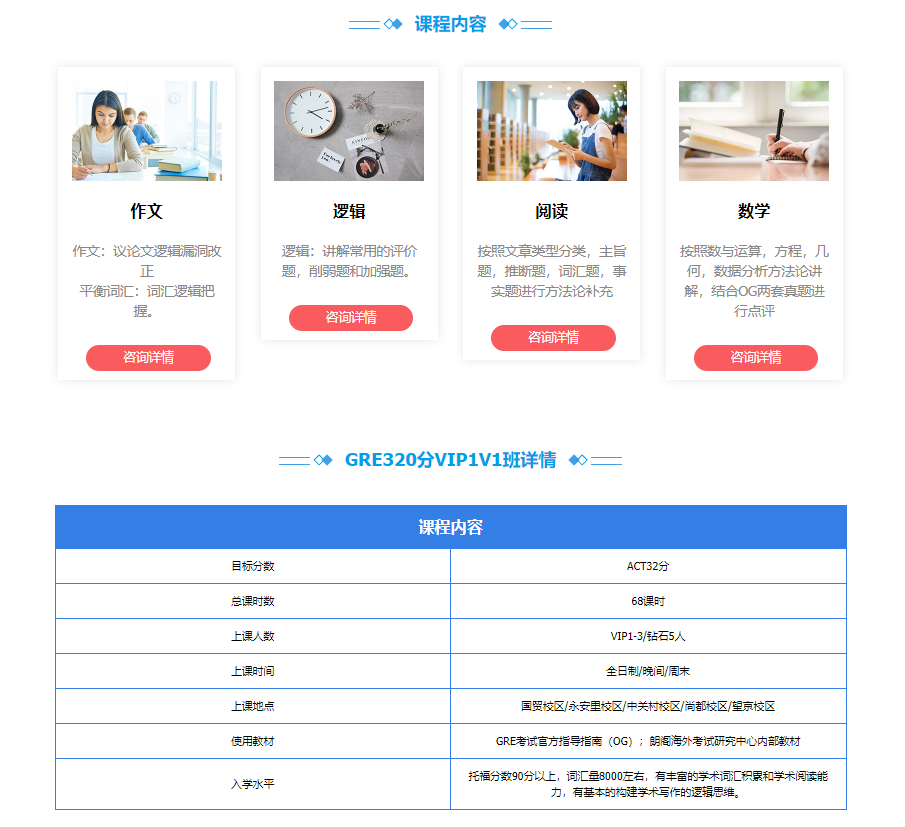 GRE320分班