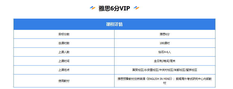 雅思托福秋季班