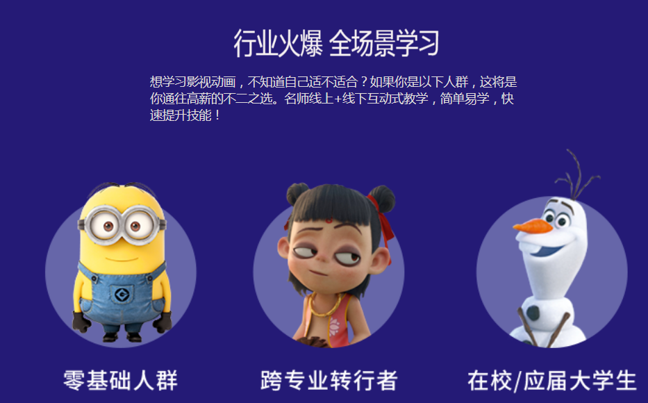影视动画动漫课程培训
