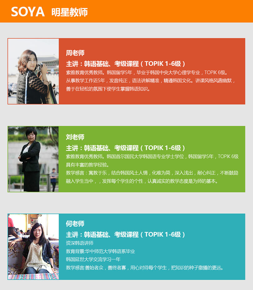 韩语培训班