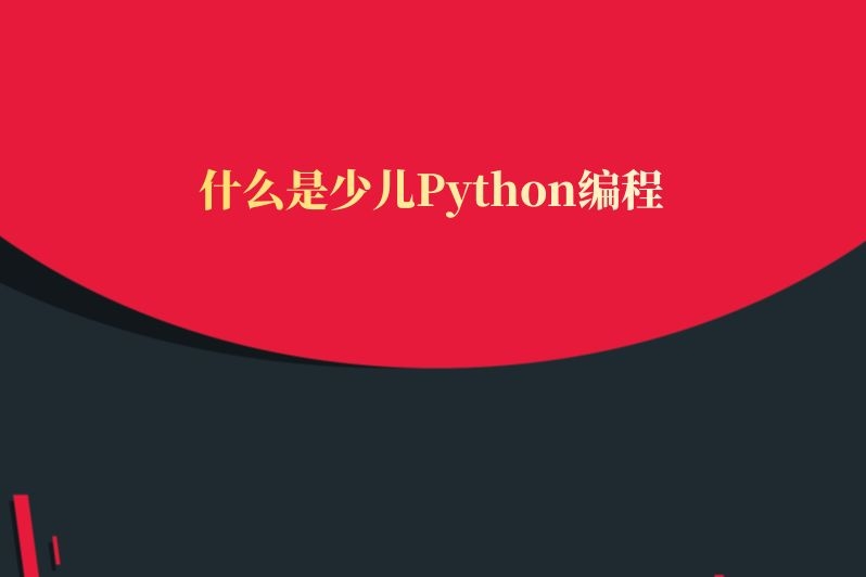 什么是少儿Python编程