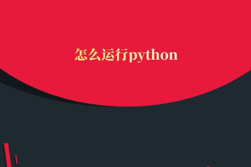 怎么运行python