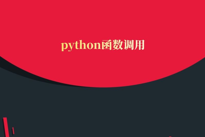 python函数调用