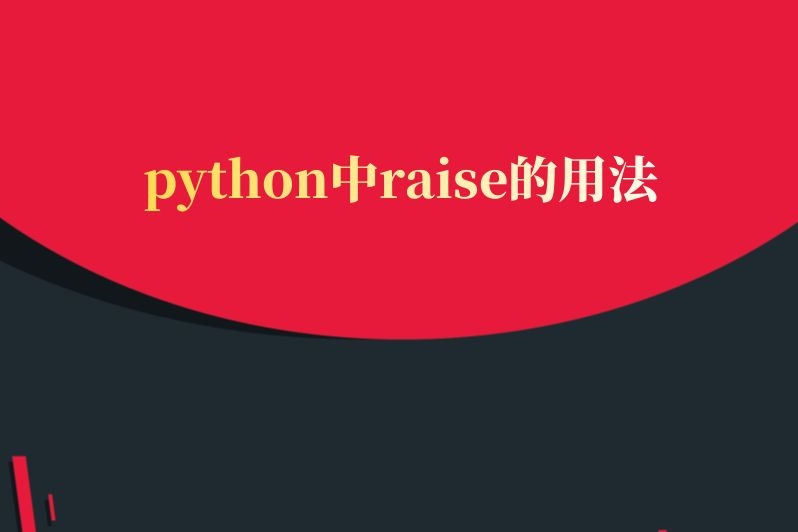 python中raise的用法