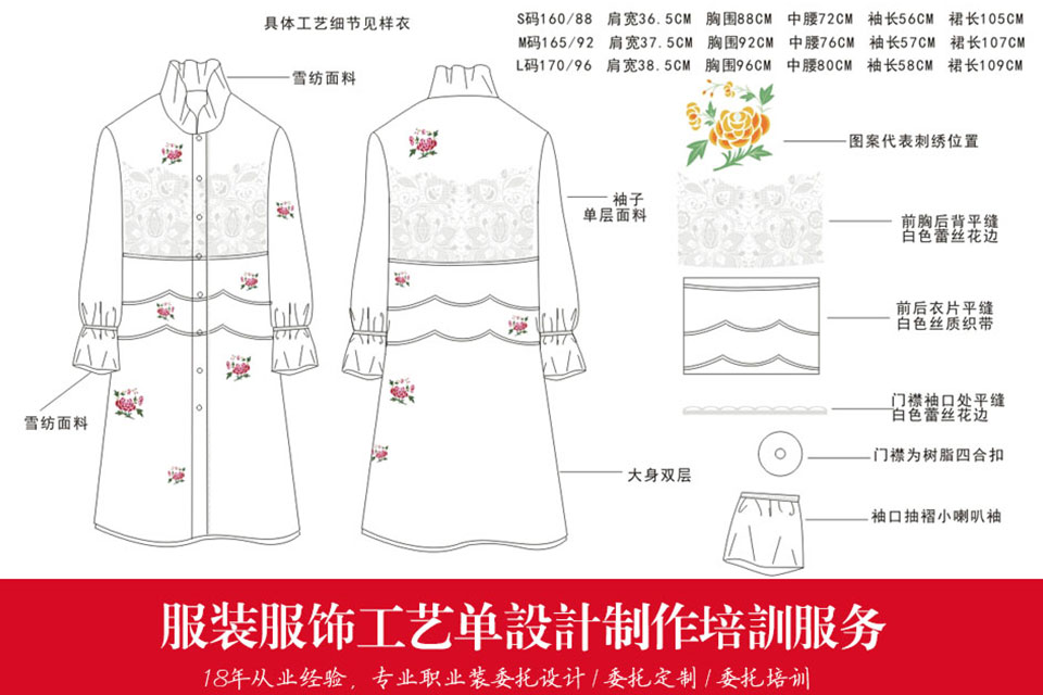 郑州服装服饰工艺单制作