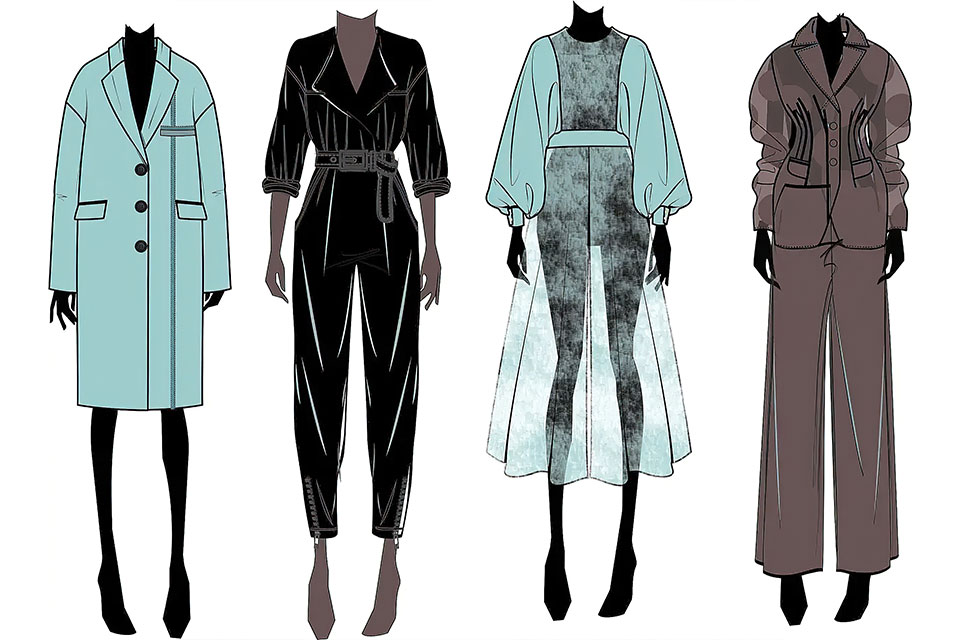 服装款式图制作