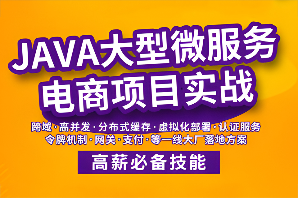 武汉Java实战电商课程