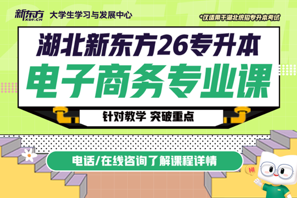 武汉26专升本电子商务课