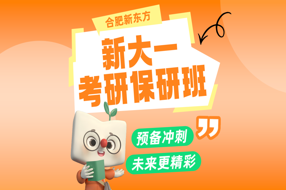 合肥新大一考研保研班