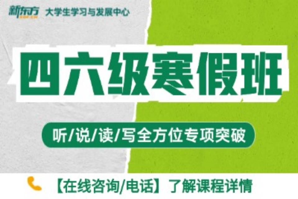 广州四六级寒假班